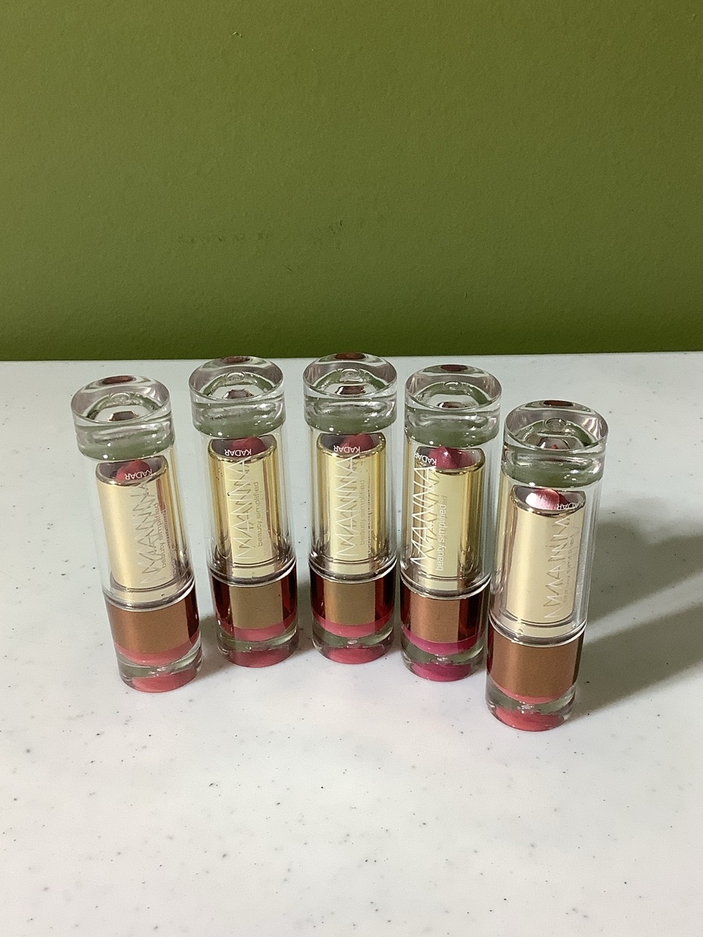 Manna Kadar 5-piece lipstick set